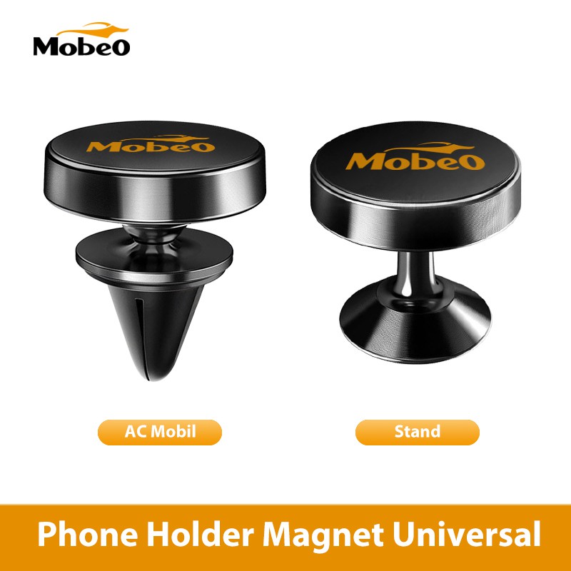 

Mobeo New Phone Holder Magnet Dudukan Magnet HP Model AC Mobil / Stand