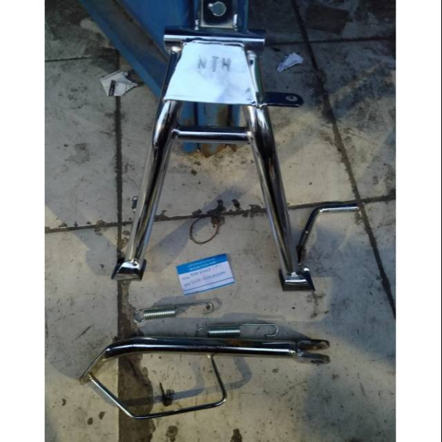 Standar set tengah samping NTH honda grand astrea grand prima crome thailand