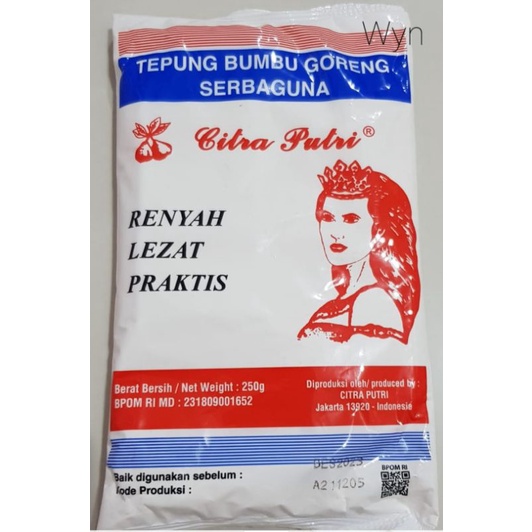 

Tepung Bumbu Citra Putri 250gr