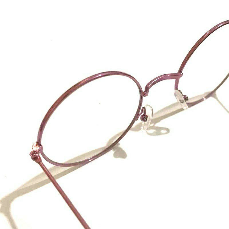 Kaca Mata Bulat Korea untuk Wanita dan Pria, Eyeglass Optic Frame Eyewear Vintage Spectacles Glasses