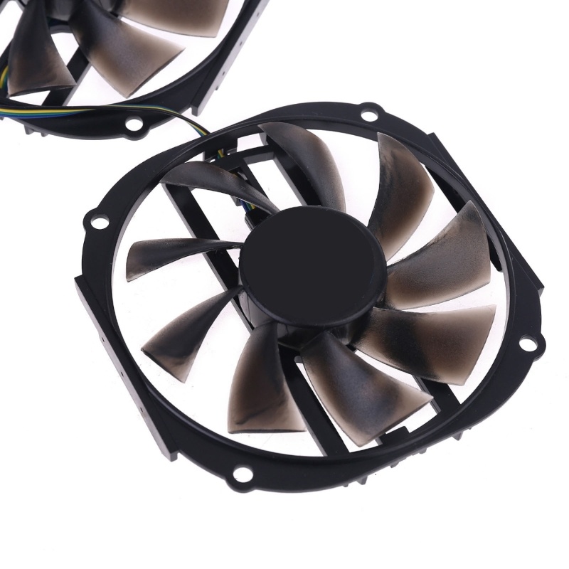 Bt 2pcs 95mm 4gb GPU Cooler Cooling Fan Untuk Kipas Kartu Grafis Yeston RX480 570 580