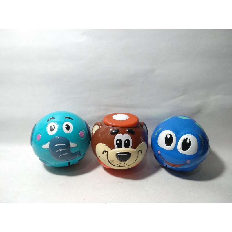 Maskot Anw AW Beruang Root Bear Gajah Elephant Frog Toad Kodok Katak Swike Roller Ball Bola Gelindin