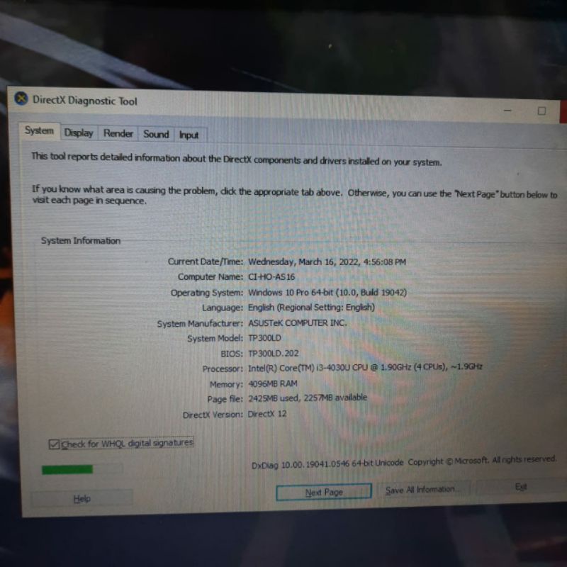 Asus TP201S  2in 1 Flip bisa jadi tablet Touchsreen intel N3710 Ram 4Gb/HDD 500Gb
