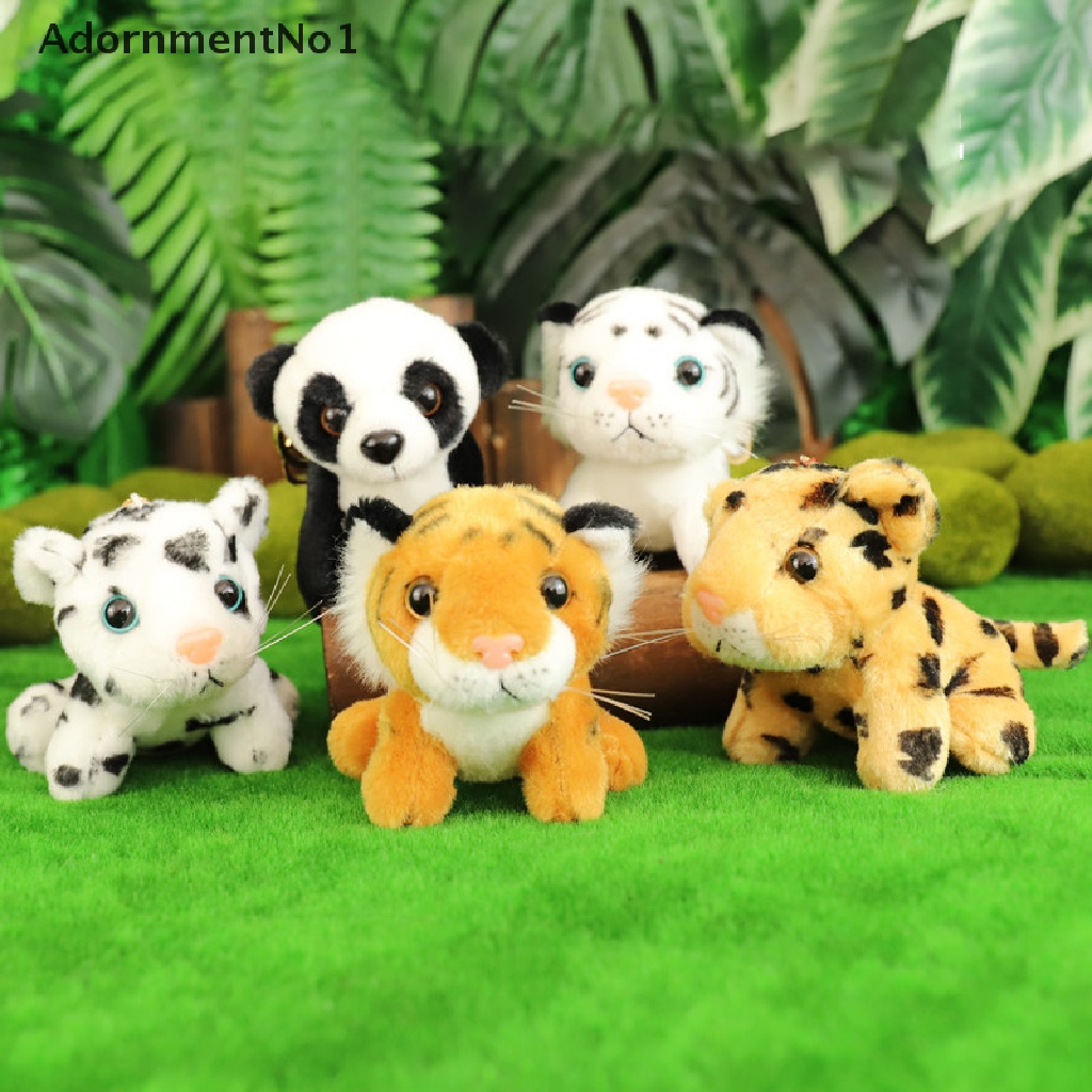 (AdornmentNo1) Gantungan Kunci Boneka Macan Tutul Bahan Plush 10cm