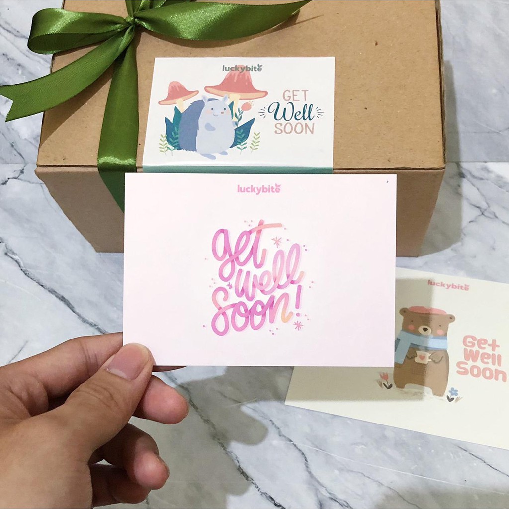 Get Well Soon (GWS) Hampers/Hampers Lekas Sembuh - Oatmeal Cookies 2 Jar + FREE Greeting Card + Pita