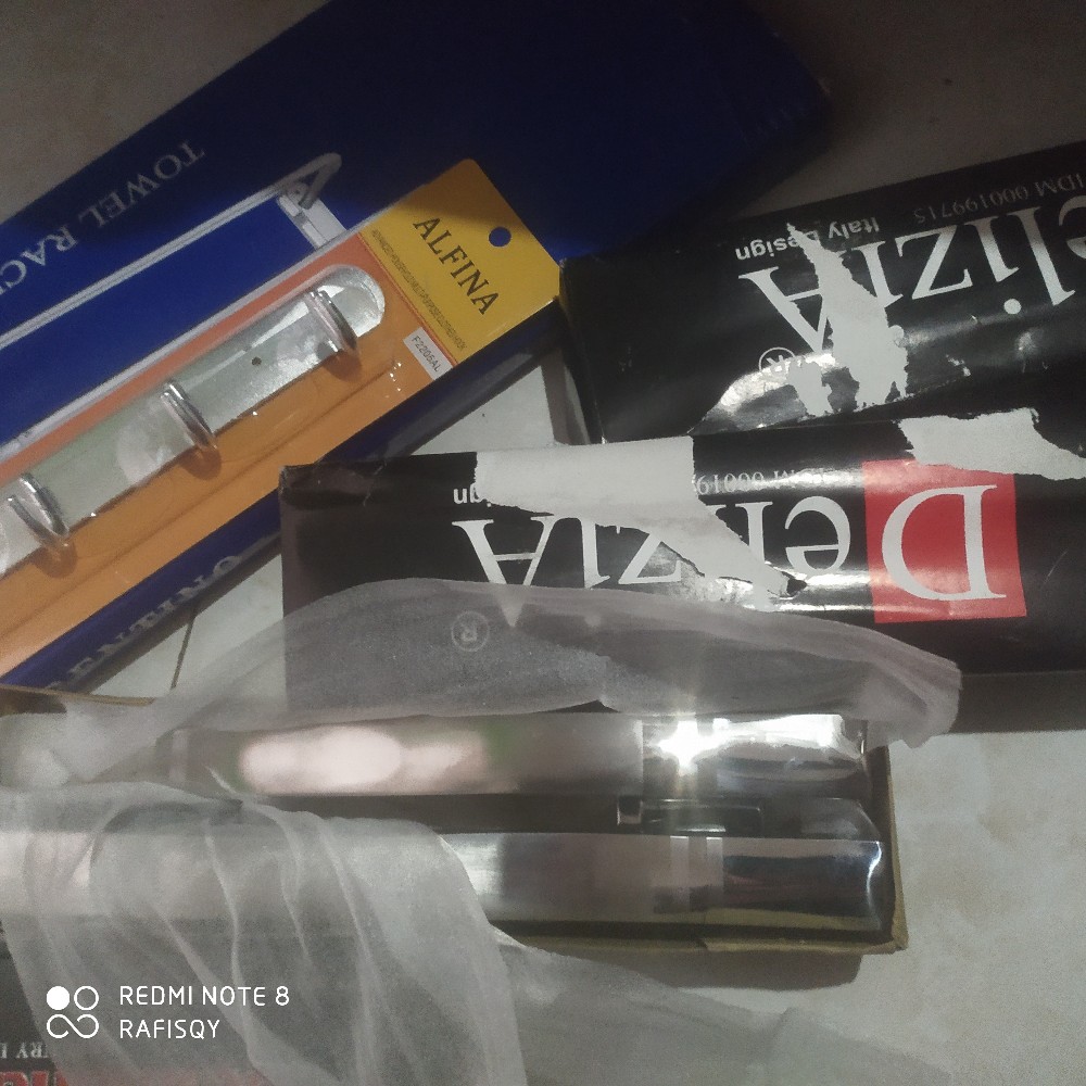 Paket Handle Pintu Stainless 35cm 2set + Body Pelor