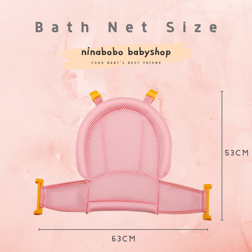 Jaring bak mandi bayi anti slip anti tenggelam / jaring mandi bayi baby bath helper