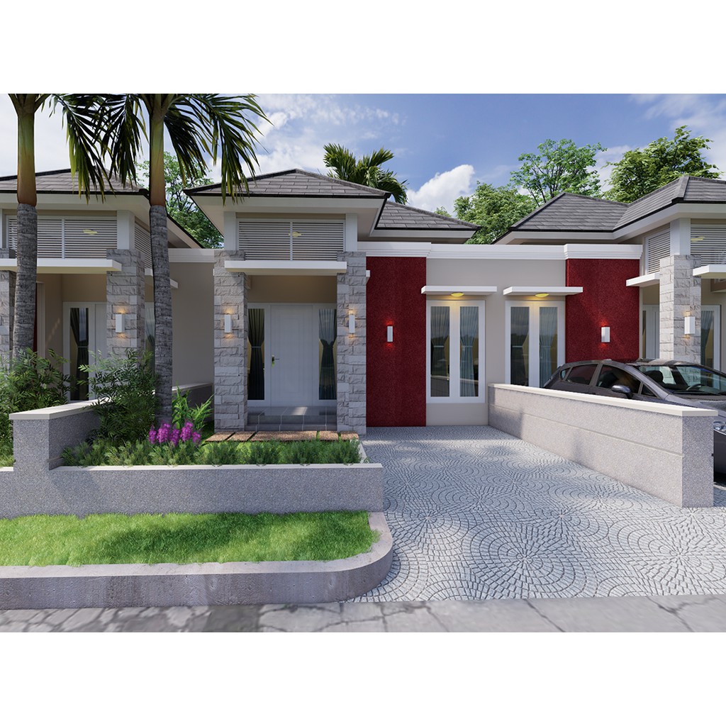 Jual JASA ARSITEK Desain Rumah Bali Modern 1 Lantai Indonesia Shopee Indonesia