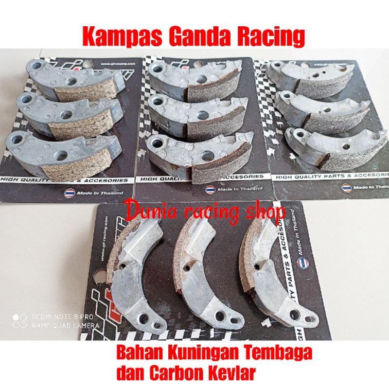 Kampas Ganda Tembaga Carbon PCX ADV Vario 125 Vario 150 Mio Nouvo Fino karbu Beat Scoopy GF racing Thailand