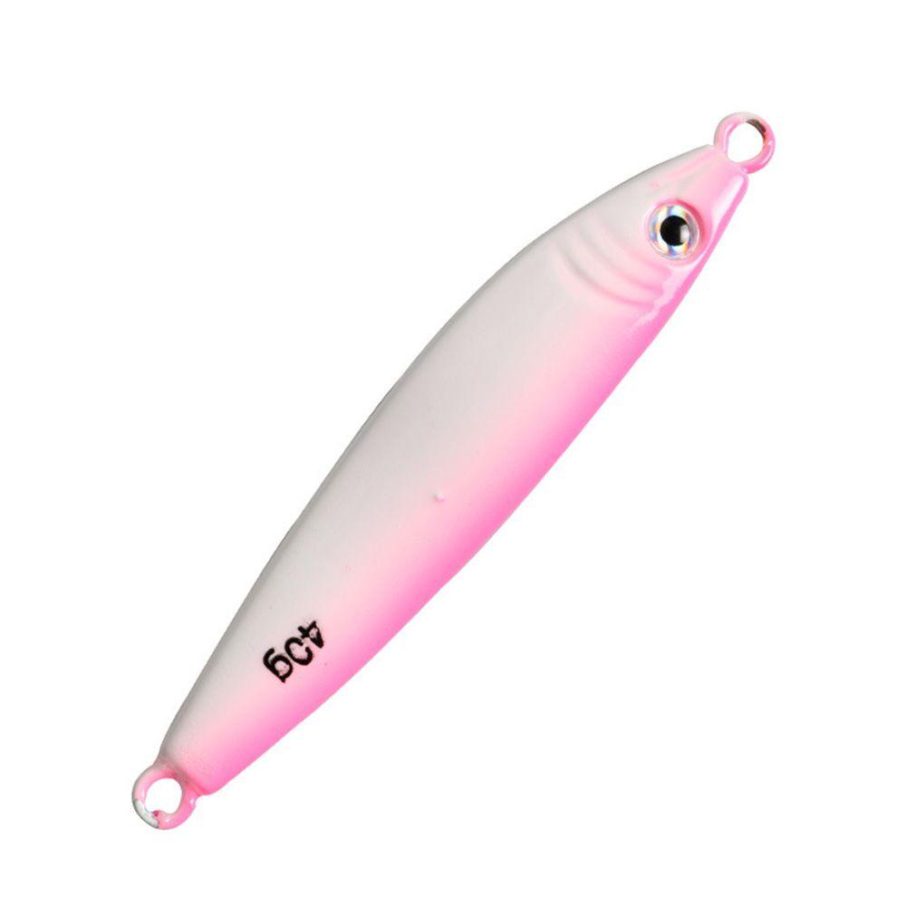 Preva Metal Fishing Lure belly glow Bass Hook Ikan Kecil 40g 85mm Memimpin Casting