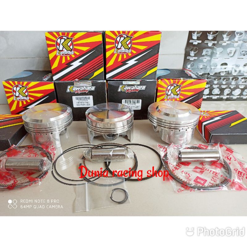 Piston Kawahara seher Kawahara 66 67 69 70 71 72 73 74 Pin 15 1set Seher ring seher Pin piston