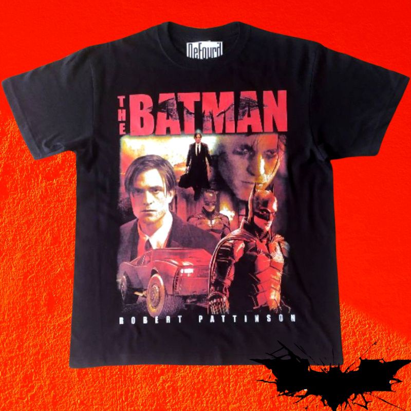 The Batman Robert Pattinson DC Superhero Movie T-shirt/Kaos Film The Batman 2022 Robert Pattinson DC