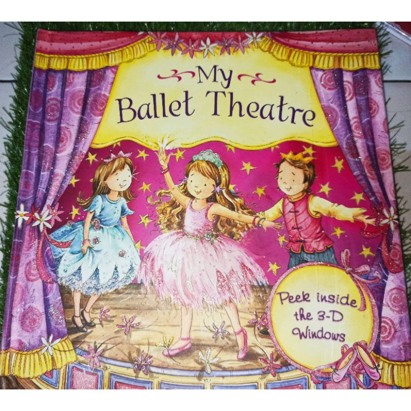 Buku impor  anak - Peek Inside the 3D WINDOWS - My Ballet Theatre (preloved)