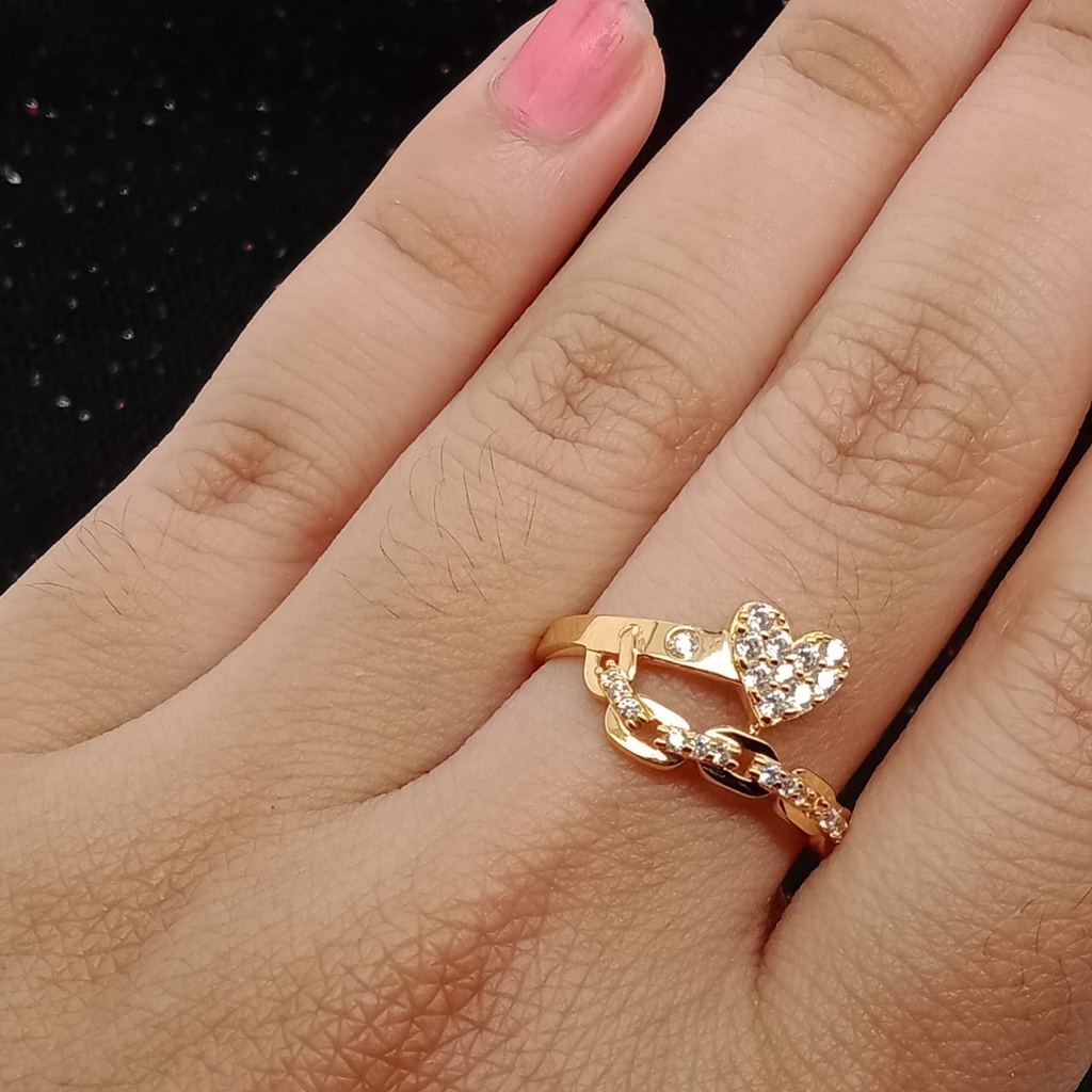 Cincin Emas 17K - 1.6 gr Kadar 750 - 129