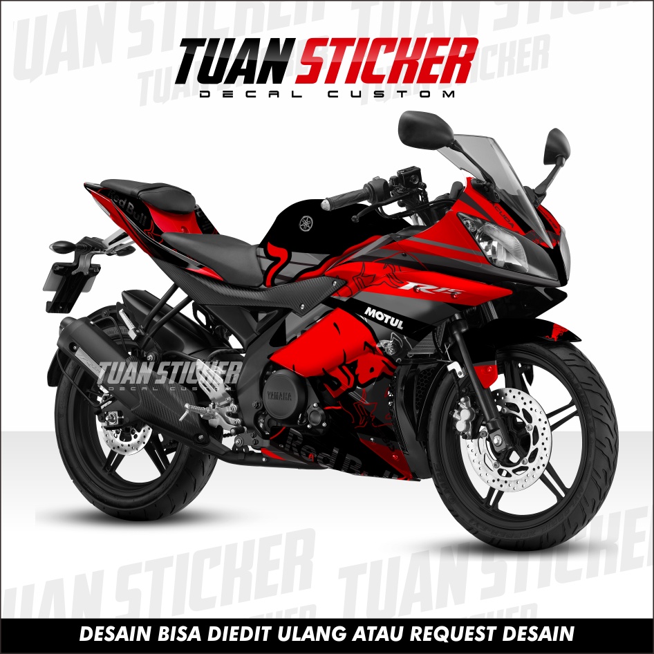Decal Sticker Yamaha R15 V2 Full Body Sticker Decal R15 V2 Full Body Striping Full Body R15 V2 Motif