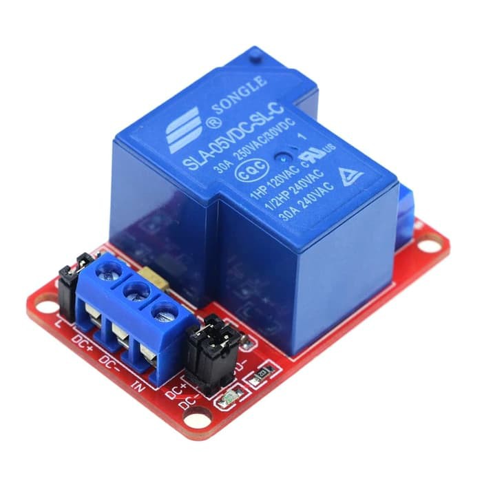 30A Relay Module 1 Channel 5V High Dan Low Active Trigger Arduino