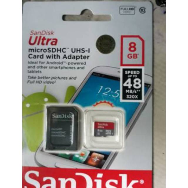 Memory Card Sandisk / MMC MicroSD 8GB 16GB 32GB 64GB 128GB Non adaptor