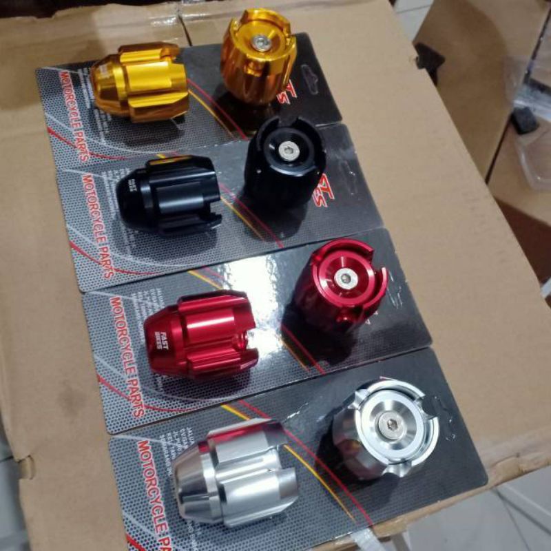 Jalu As Roda Cocok Buat Roda Depan&amp;Roda Belakang Bahan Full Cnc Two tone Universal Semua Motor