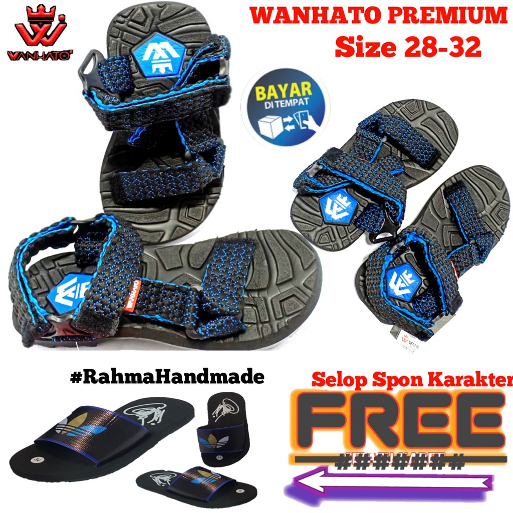 DISKON PALING BESAR SANDAL WANHATO PREMIUM SANDAL GUNUNG TERMURAH/RAHMA HANDMADE