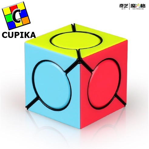 RUBIK 3x3 SIX SPOT QIYI MOFANGE FANGYUAN STICKERLESS