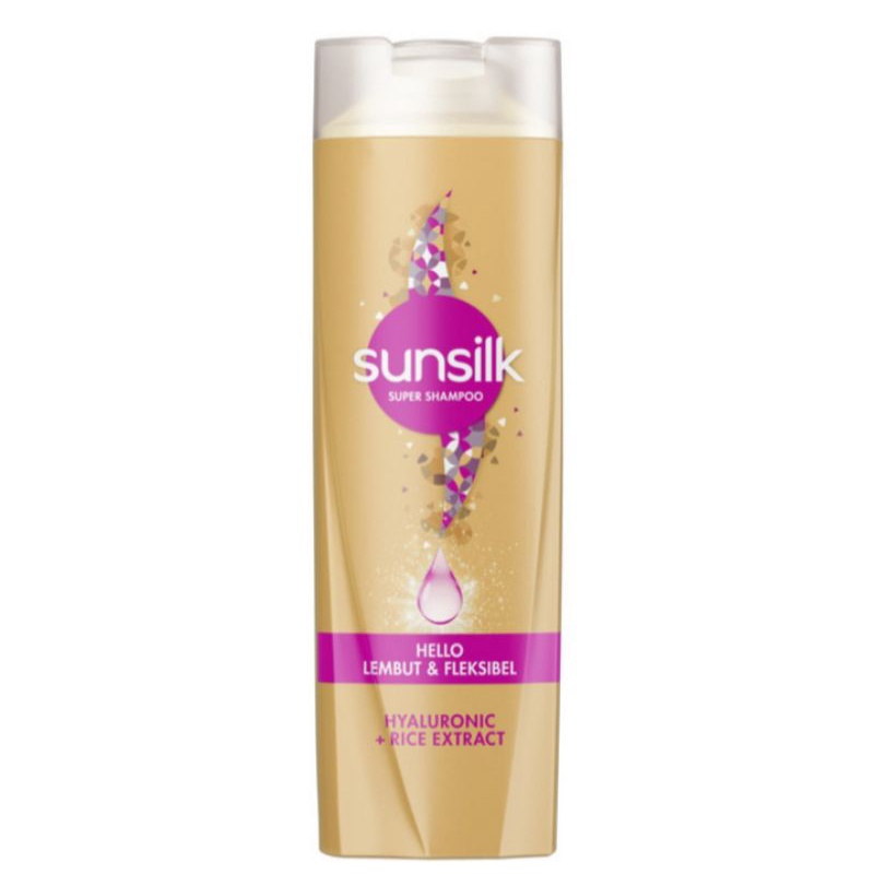 SUNSILK SUPER SHAMPOO HELLO LEMBUT FLEKSIBEL 300ML