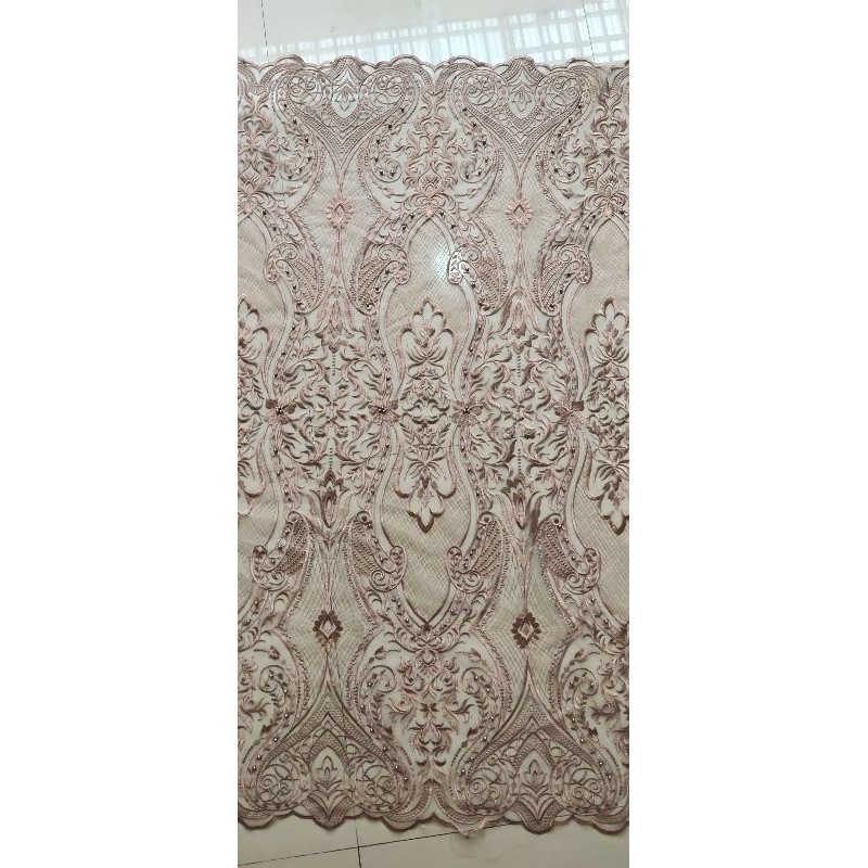 BRUKAT TILE MUTIARA JATON TURKI BROKAT DUSTY PINK