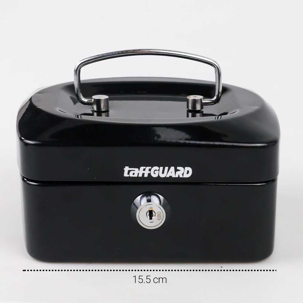 TD - RUM TaffGUARD Kotak Brankas Uang Safebox Key Lock 15.5x12.2x8cm - JJZS66