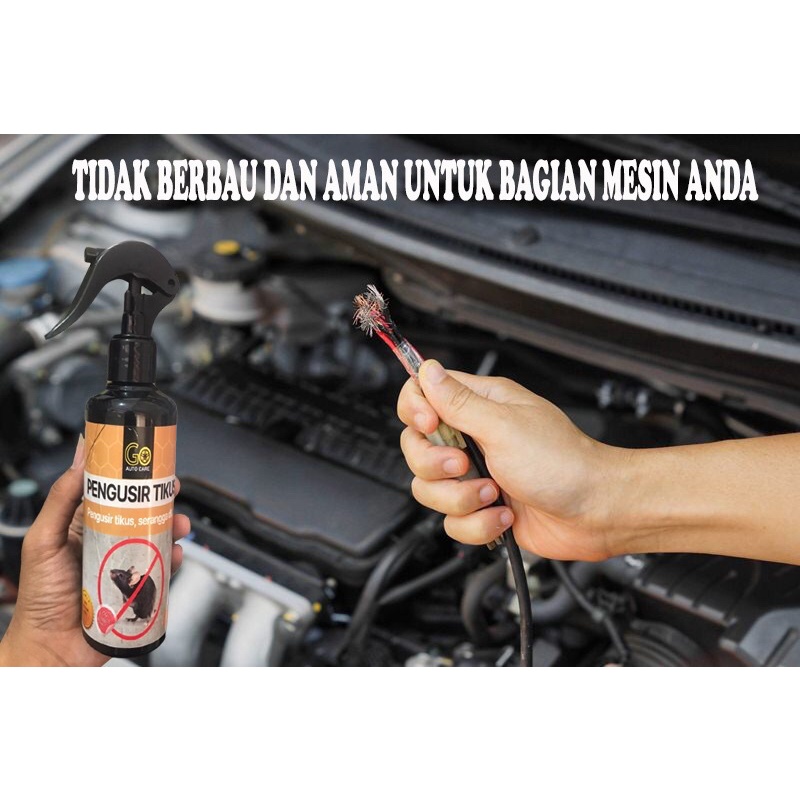 (TERBUKTI)Pengusir Tikus Anti Tikus Rat Repellent 250ml /KENDARAAN MOBIL/RUMAH /BALKON