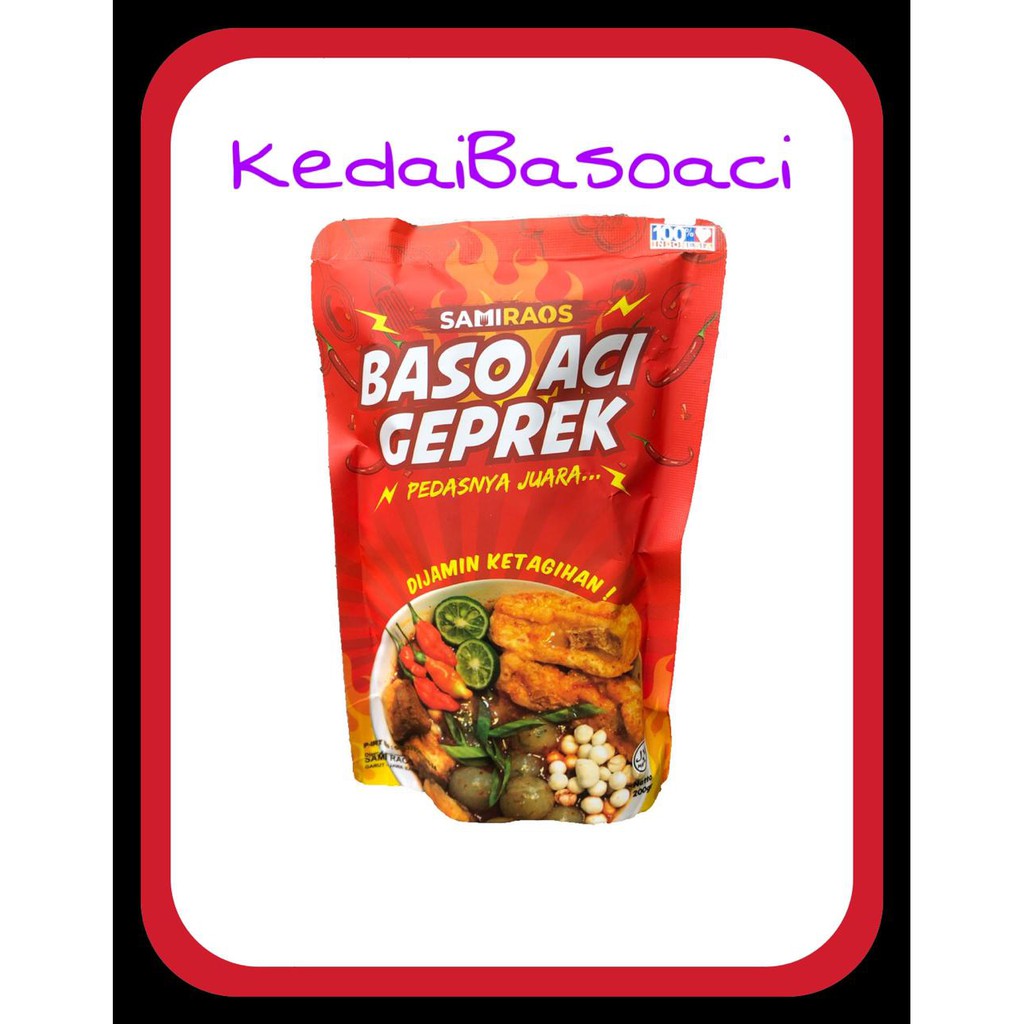 

baso aci Geprek Samiraos