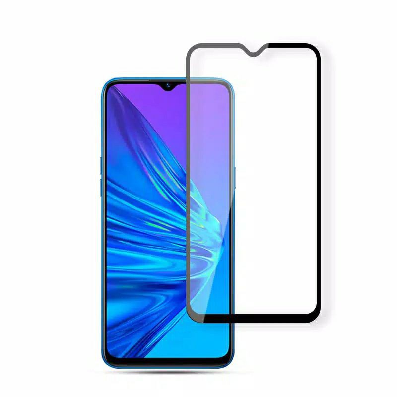 Tempered Glass Warna VIVO Y19 Anti Gores Kaca Full Layar Premium Quality