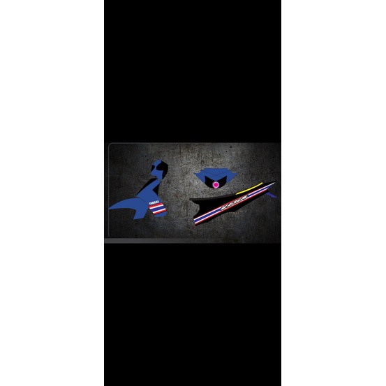 stiker striping variasi vega r new latin spark