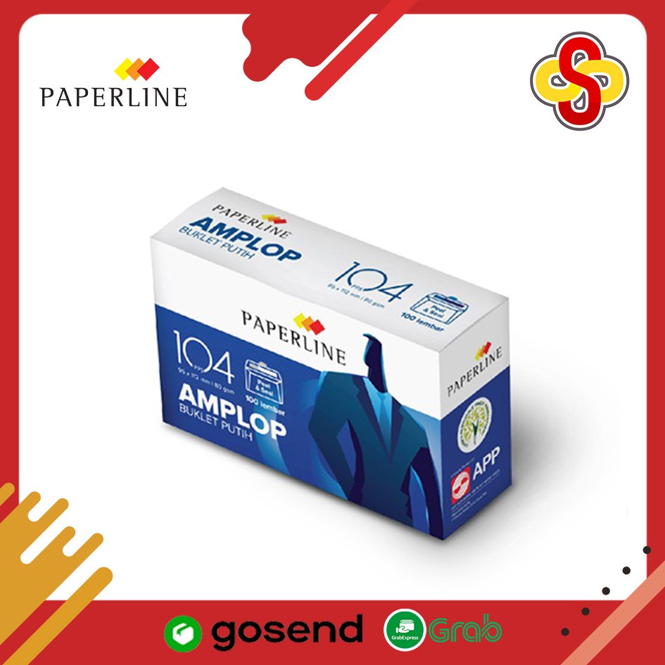 Amplop Buklet Putih Paperline 104 PPS