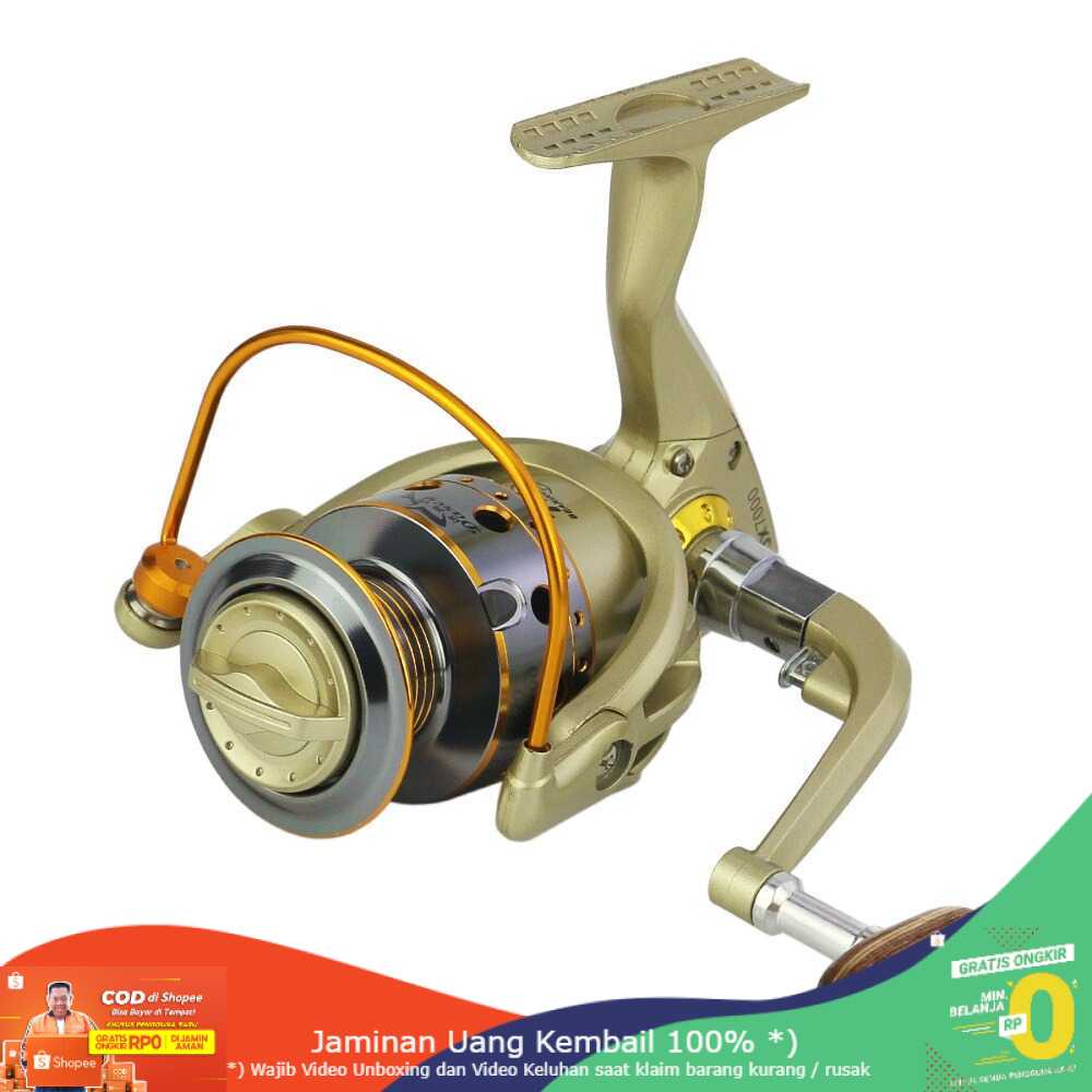 (BISA COD) RVOSTR DARCY JX2000 Reel Pancing Spinning 12 Ball Bearing 5.5:1