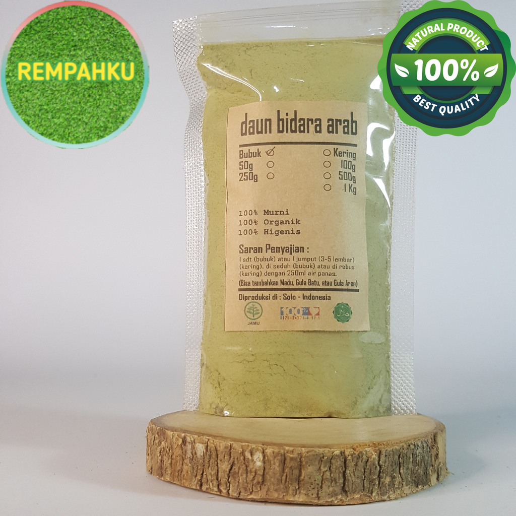 

DAUN BIDARA ARAB BUBUK 500gr - Ziziphus Mauritiana - MURNI - JSR