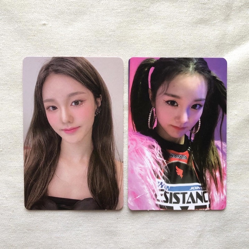 wooah wooah qurious photocard pc nana
