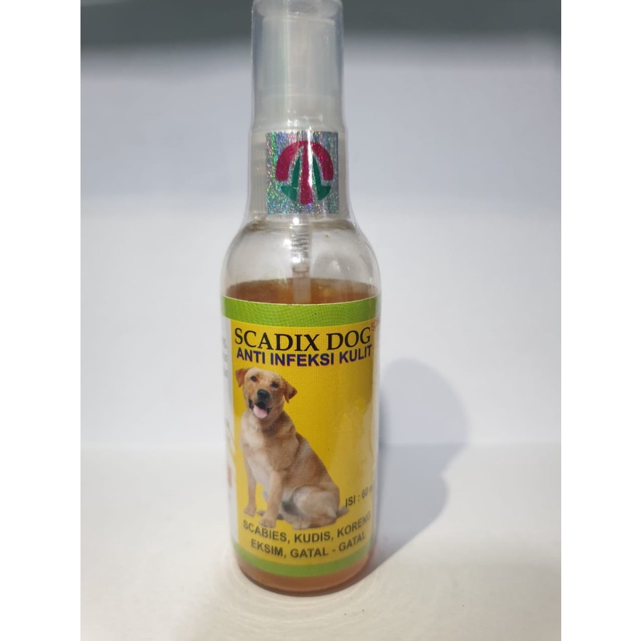 Scadix Dog Spray - Obat Anti Scabies Kudis Pada Anjing 60 ml