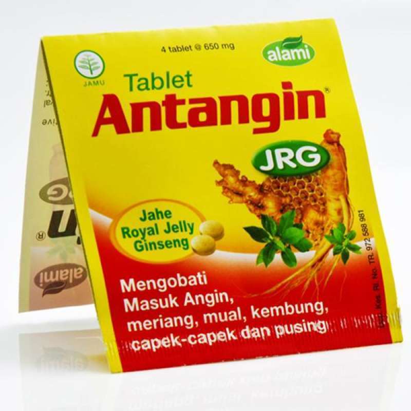 Bisa COD Antangin JRG Tablet Herbal 1 Box Isi 20 Strip (4 Tablet) - Atasi Masuk Angin - Antangin Tablet JRG -