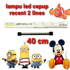 lampu led aquarium led akuarium recent 2 lines termurah