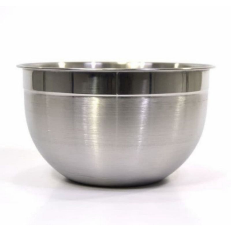 mixing bowl stainless supra / baskom adonan kue / bowl mixer 21cm 25cm 29cm