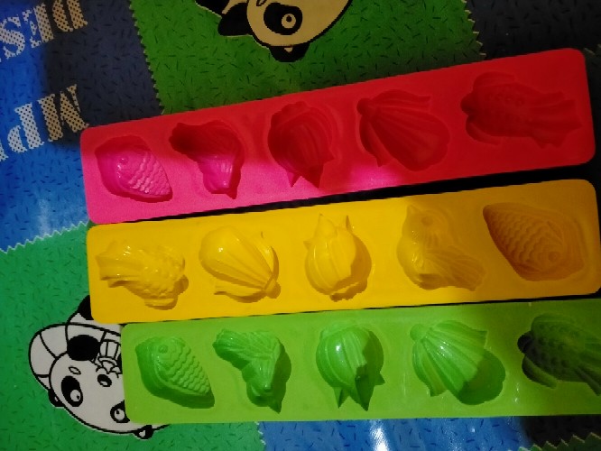 Cetakan Kue Bangkit Dan Sagu Plastik 5 Variasi Motif