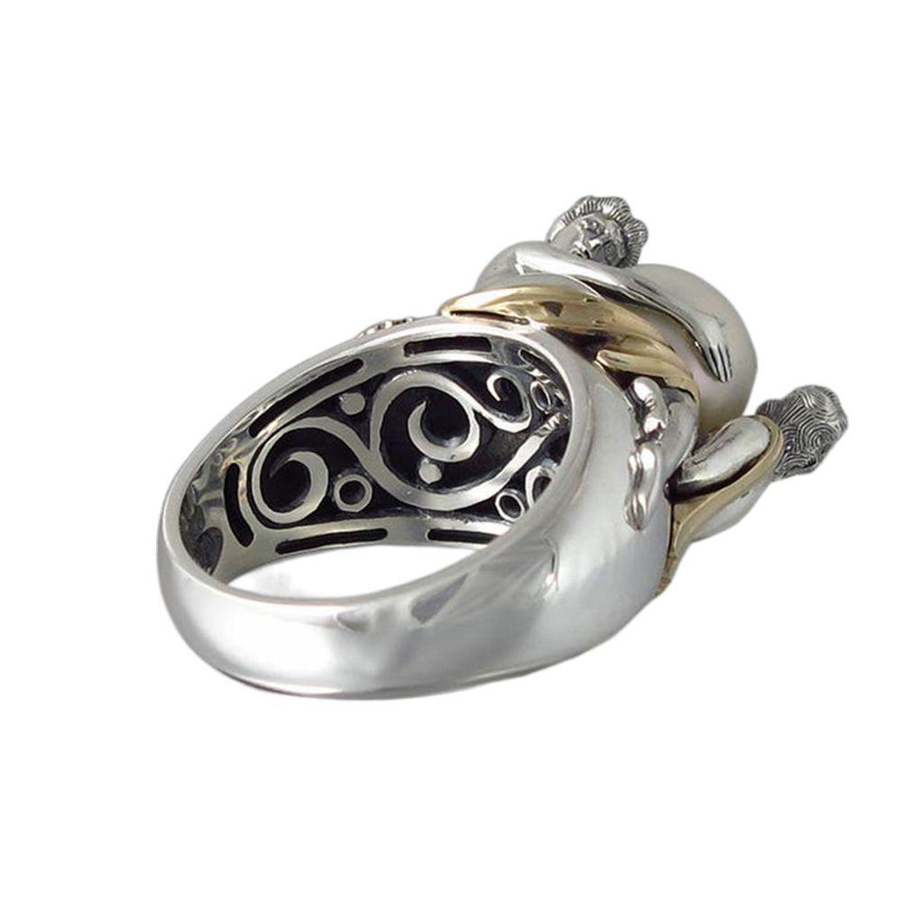 Needway Cincin Pasangan Fashion Perhiasan Aksesoris Kepribadian Hadiah Hari Valentine Perhiasan Gaya Korea