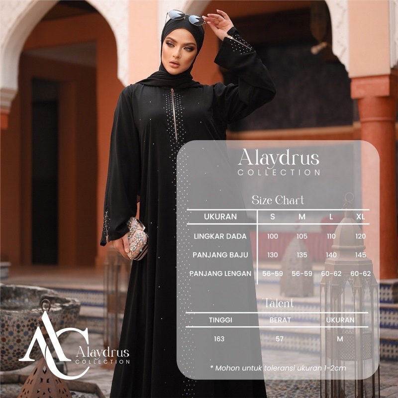 New Abaya Dress Maxi Arab Saudi Bordir Zephy Turki Umroh Dubai Turkey By AlaydrusCollection 412