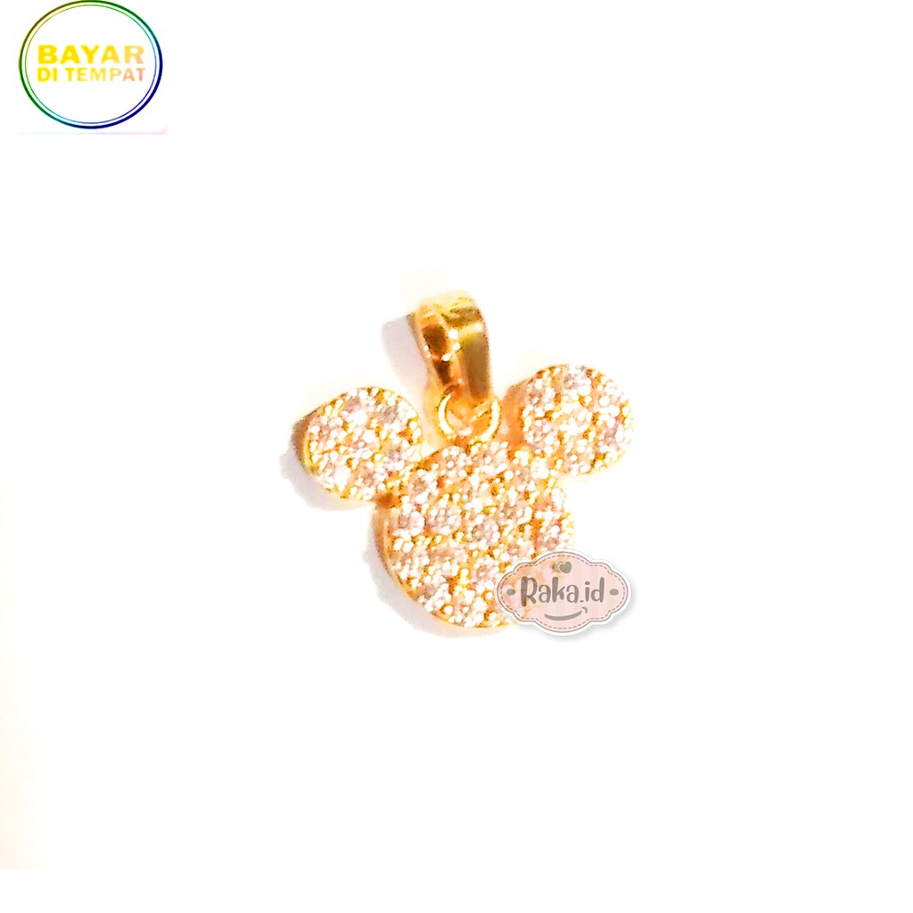 RAKA Acc - Liontin MICKEY MOUSE Xuping Gold Perhiasan Cantik Wanita Lapis Emas 18k 209