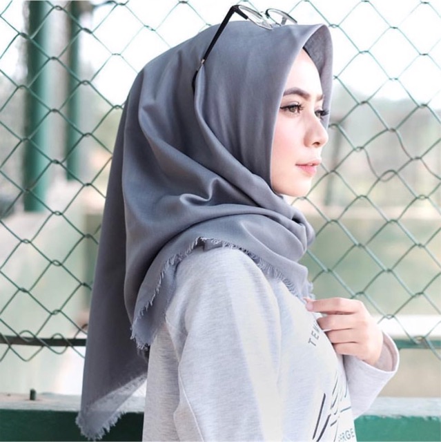 Saudia Rawis Jilbab Hijab Segiempat Segi Empat Square Kerudung Rawis Saudi Voal Grosir Promo