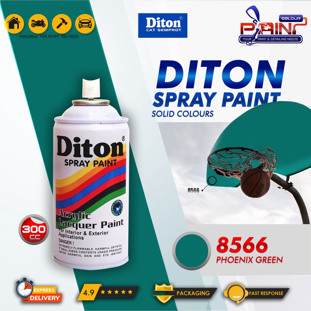 Diton 8566 Phoenix Green Cat Semprot/Pylox/Samurai Motor/Helm/Gundam