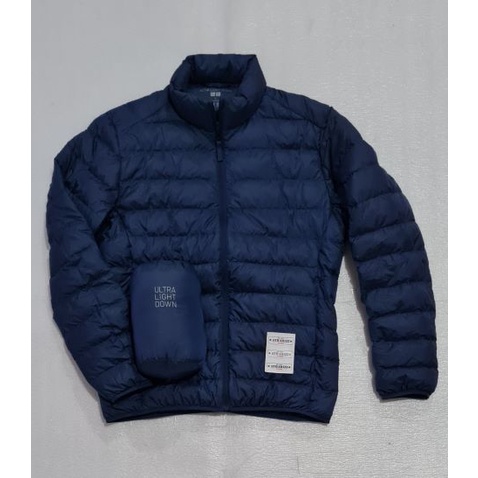 Uniqlo Ultralight Down Jaket Outdoor packable Original Warna Biru New