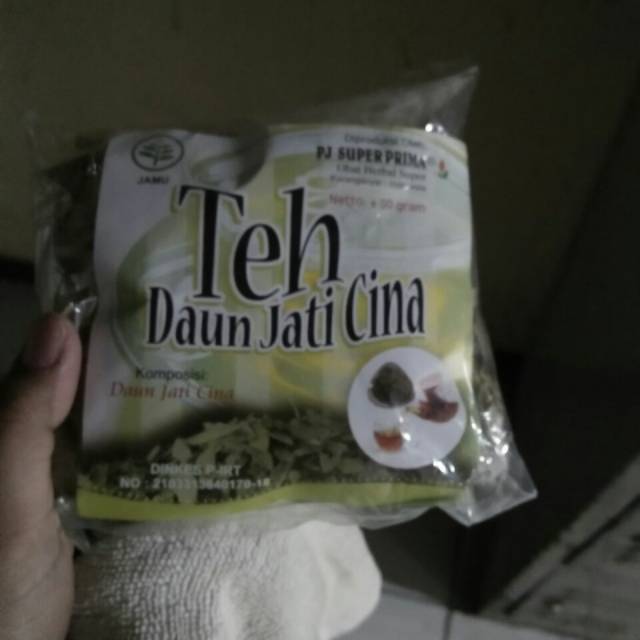 

Teh daun jati cina kemasan 50 gr