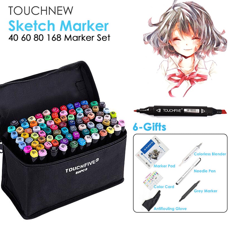 

Spidol dua sisi - TOUCHNEW BV Spidol Dual Side Fine Art Marker 30 Color