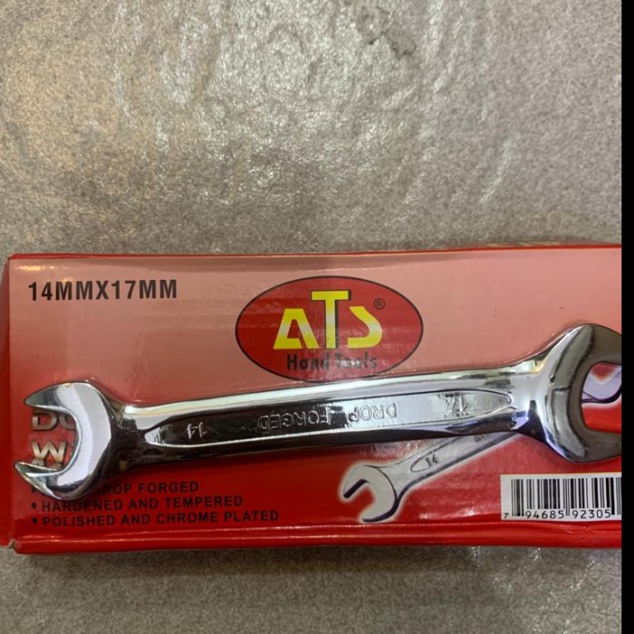 ATS Kunci PAS 14X17 MM double open end wrench (harga per biji)