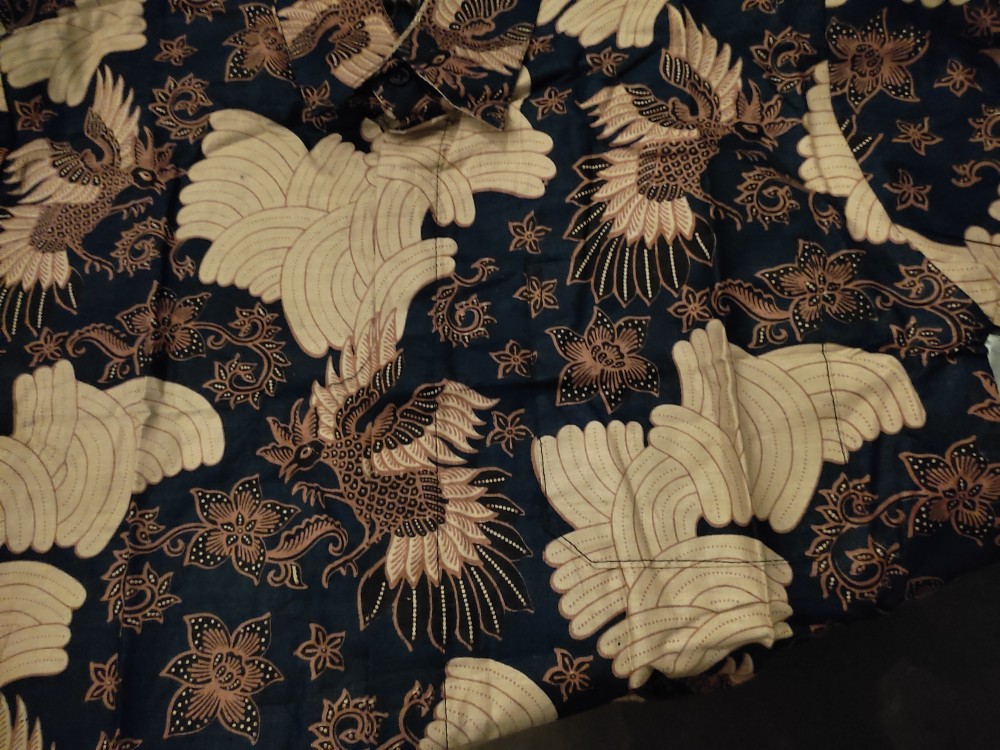 New Arrival Distro Batik Pria Bordir Sogan Hrb026 Batikaf Notoarto Batik Ipnu-ippnu Hem Pria  Bw 248